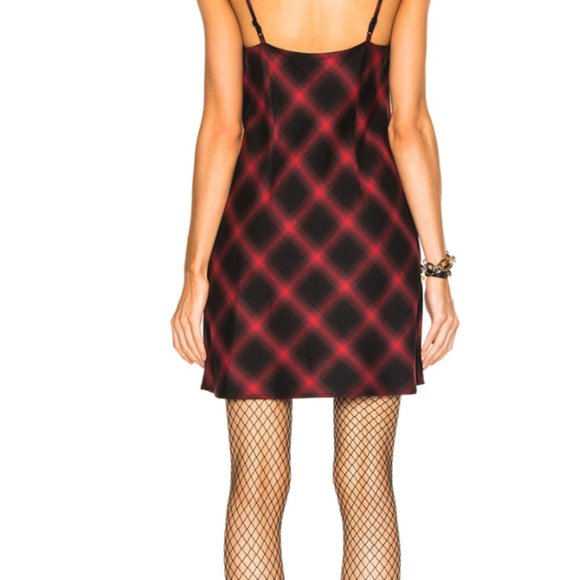 ADAPTATION "Bias Plaid Slip Dress" - Picture 2 of 5